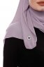 Yara - Stone Grey Practical One Piece Crepe Hijab