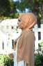 Zahra - Beige Crepe Hijab - Mirach