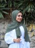 Zahra - Khaki Crepe Hijab - Mirach