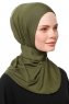 Zeliha - Khaki Practical Viskos Hijab