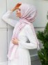 Zinera - Pink Patterned Hijab - Sal Evi