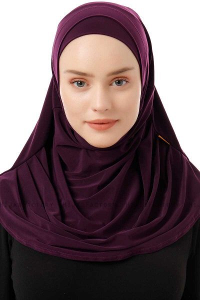Esma - Plum Amira Hijab - Firdevs