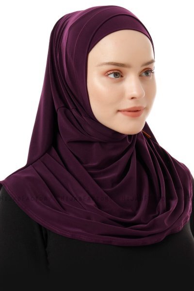 Esma - Plum Amira Hijab - Firdevs
