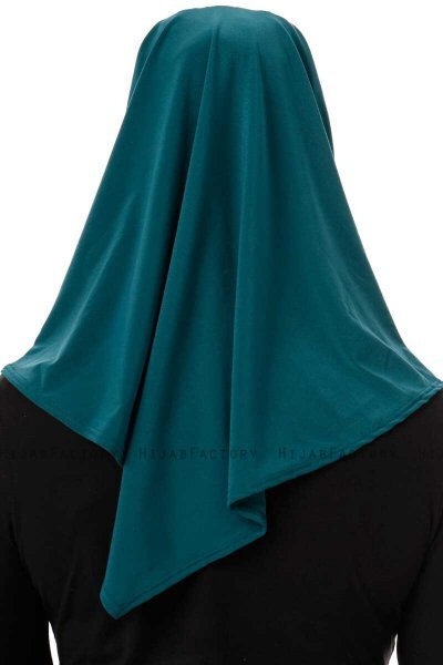 Esma - Dark Green Amira Hijab - Firdevs