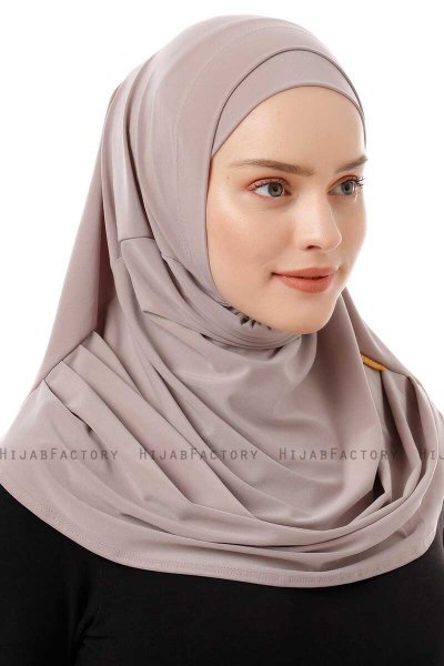 Esma - Stone Grey Amira Hijab - Firdevs