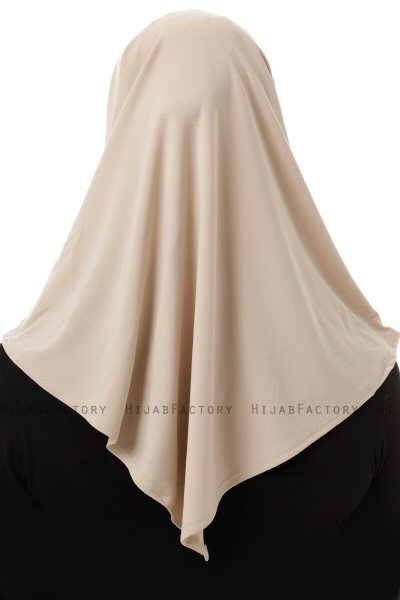 Esma - Light Beige Amira Hijab - Firdevs