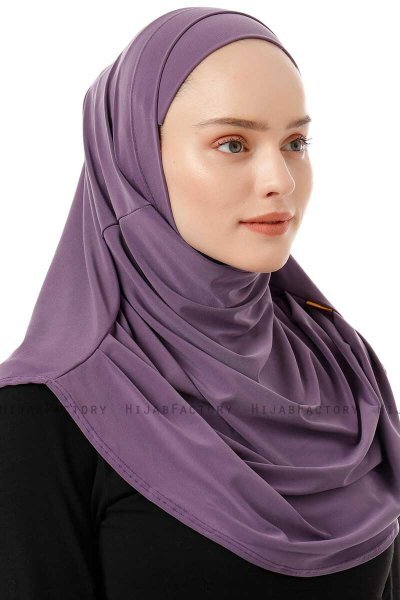 Esma - Dark Purple Amira Hijab - Firdevs