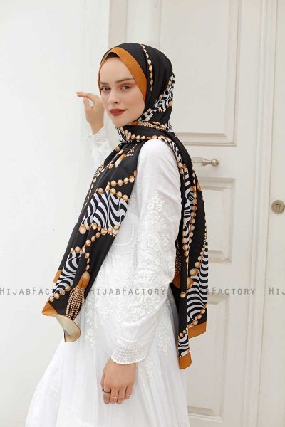 Diamond Patterned Twill Hijab - Sal Evi