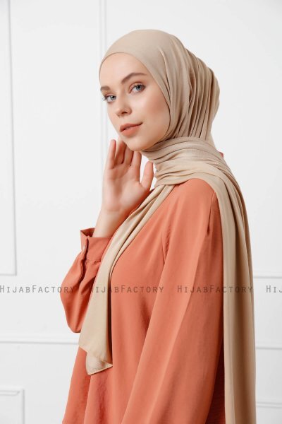 Sibel - Beige Jersey Hijab