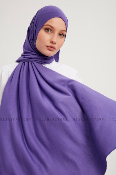 Sibel - Purple Jersey Hijab