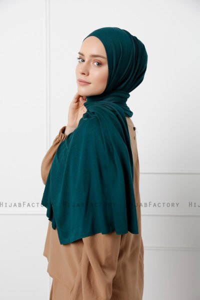 Sibel - Dark Green Jersey Hijab