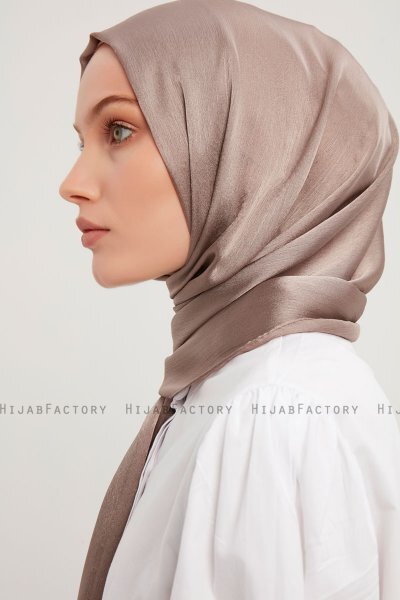 Berrak - Taupe Janjanli Hijab