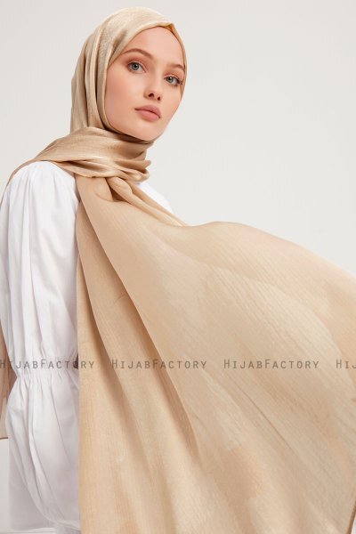 Berrak - Beige Janjanli Hijab