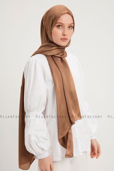 Berrak - Brown Janjanli Hijab