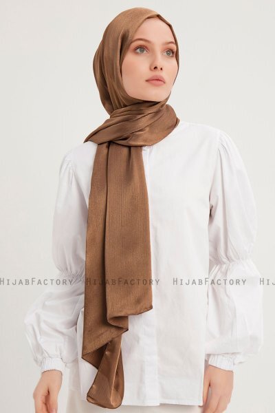 Berrak - Brown Janjanli Hijab