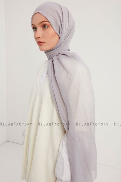 Afet - Light Grey Comfort Hijab