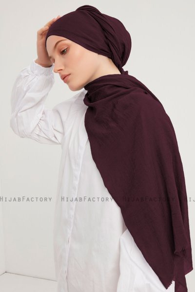 Afet - Dark Purple Comfort Hijab