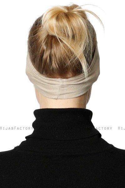 Cemre - Light Taupe Bandana Underscarf