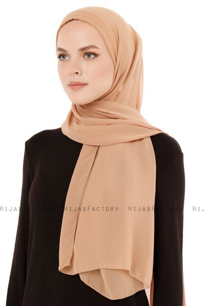 Derya - Gold Practical Chiffon Hijab