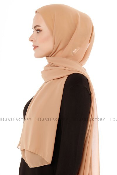 Derya - Gold Practical Chiffon Hijab