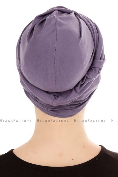 Belinay - Dark Purple Turban - Ecardin