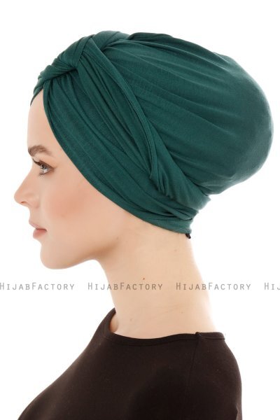Belinay - Dark Green Turban - Ecardin