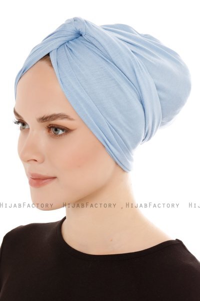 Belinay - Light Blue Turban - Ecardin