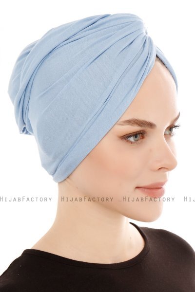 Belinay - Light Blue Turban - Ecardin