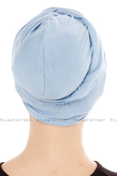 Belinay - Light Blue Turban - Ecardin