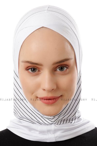 Babe Cross - White One-Piece Al Amira Hijab