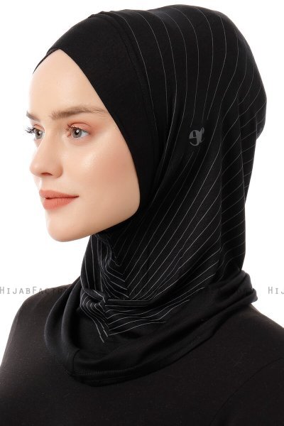 Babe Cross - Black & Light Grey One-Piece Al Amira Hijab