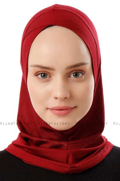 Babe Cross - Bordeaux One-Piece Al Amira Hijab