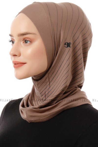 Babe Cross - Dark Taupe One-Piece Al Amira Hijab