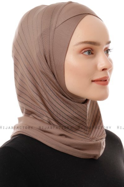Babe Cross - Dark Taupe One-Piece Al Amira Hijab