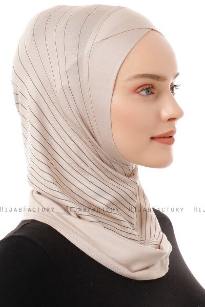Babe Cross - Light Taupe One-Piece Al Amira Hijab