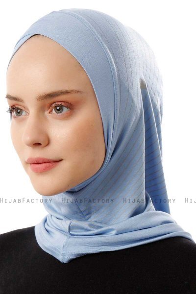 Babe Cross - Light Blue One-Piece Al Amira Hijab