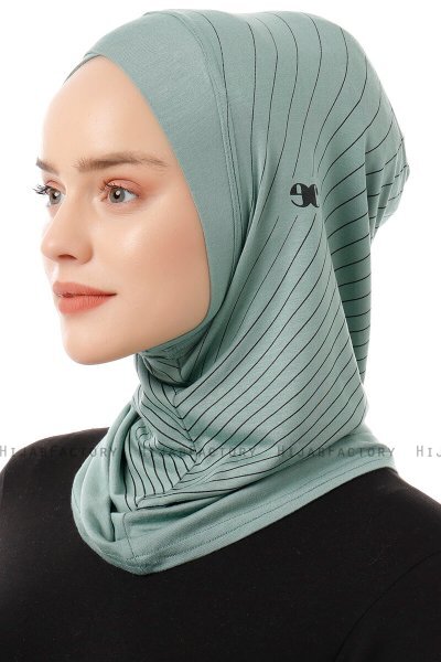 Babe Cross - Green One-Piece Al Amira Hijab