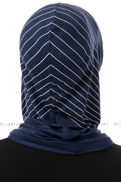 Babe Plain - Navy Blue One-Piece Al Amira Hijab