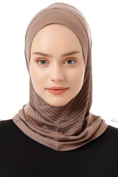 Babe Plain - Dark Taupe One-Piece Al Amira Hijab