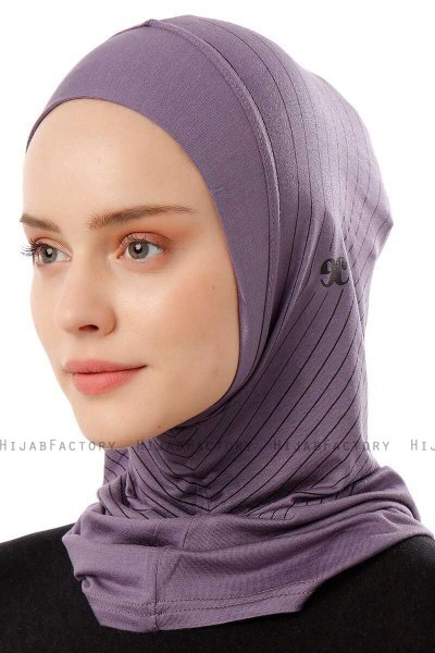 Babe Plain - Purple One-Piece Al Amira Hijab