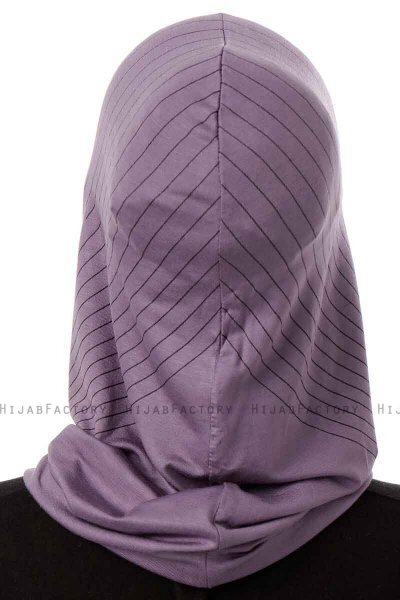 Babe Plain - Purple One-Piece Al Amira Hijab