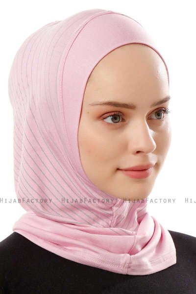 Babe Plain - Pink One-Piece Al Amira Hijab