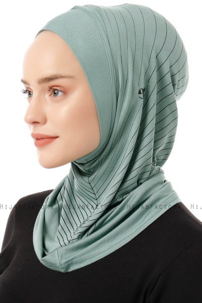 Babe Plain - Green One-Piece Al Amira Hijab