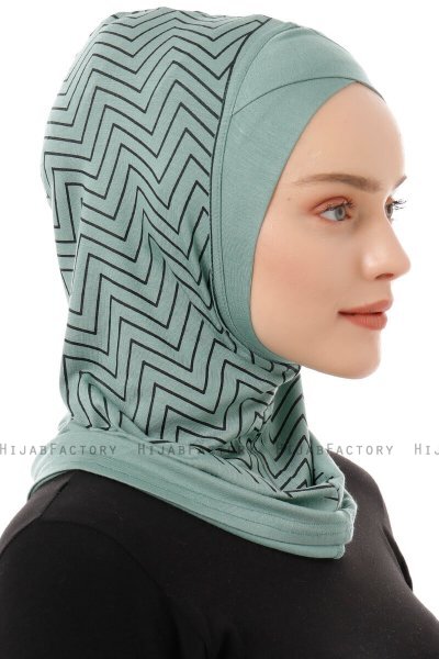 Silva Cross - Green One-Piece Al Amira Hijab