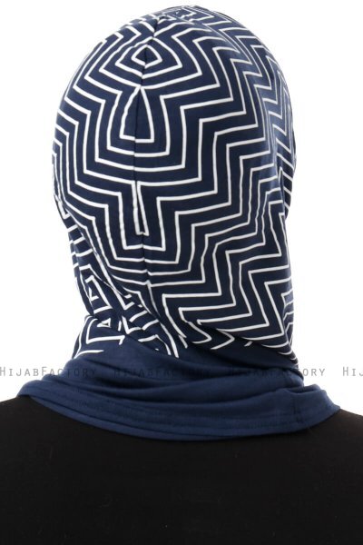 Silva Plain - Navy Blue One-Piece Al Amira Hijab