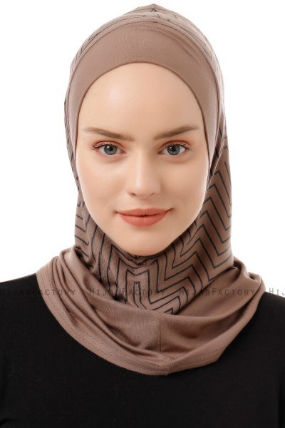 Silva Plain - Dark Taupe One-Piece Al Amira Hijab