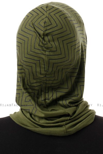 Silva Plain - Khaki One-Piece Al Amira Hijab