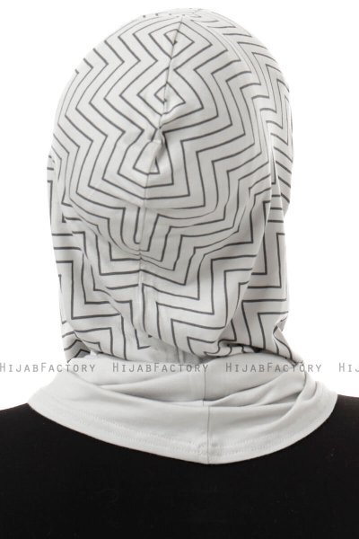 Silva Plain - Light Grey One-Piece Al Amira Hijab