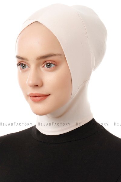 Elnara - Beige Cross Hijab Underscarf