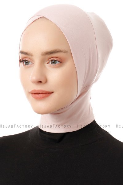 Elnara - Dusty Pink Cross Hijab Underscarf